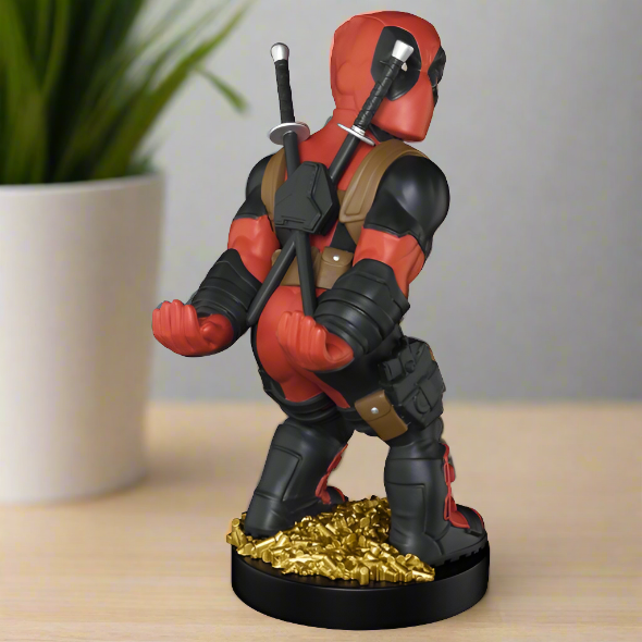 Deadpool Rear View Cable Guy - Phone and Controller Holder