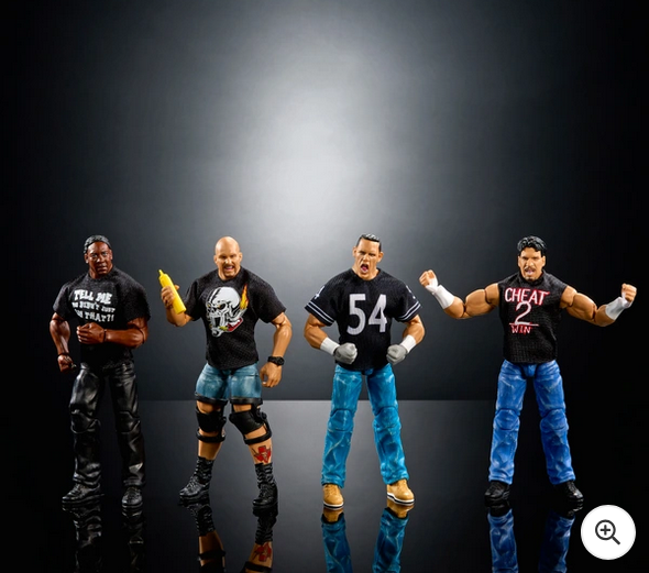 WWE Elite Smackdown 25th Anniversary Action Figure 4 Pack