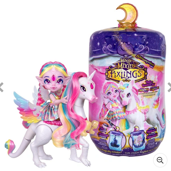 Magic Mixies Pixlings Unia & Rainbow Star Shimmerverse Series