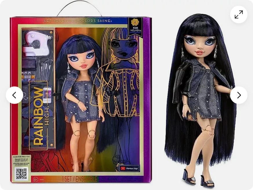 Rainbow High KIM NGUYEN Blue Fashion Doll 10+ Play Accessories