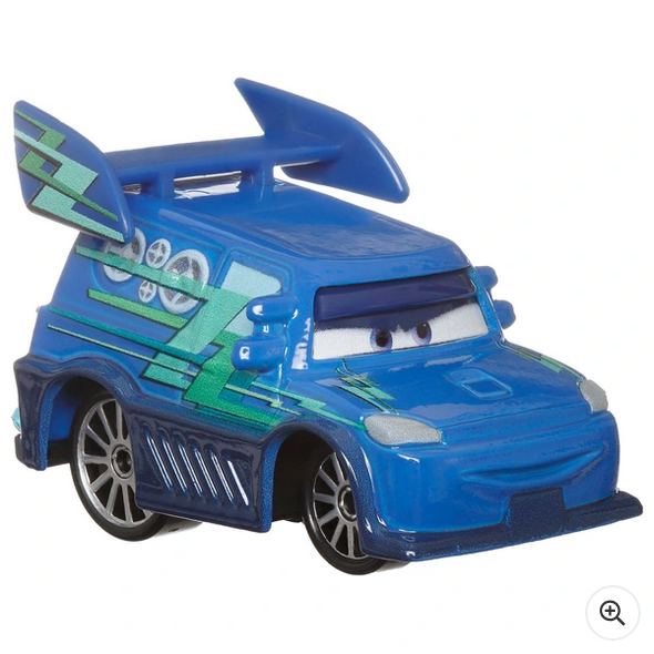 Disney Pixar Cars 1:55 DJ with Flames Diecast Vehicle