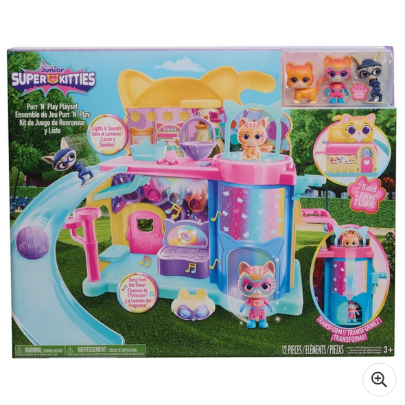 Disney Junior SuperKitties Purr 'N' Play Playset