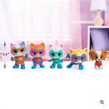 Load image into Gallery viewer, Disney Junior SuperKitties Hero Squad Figure Set