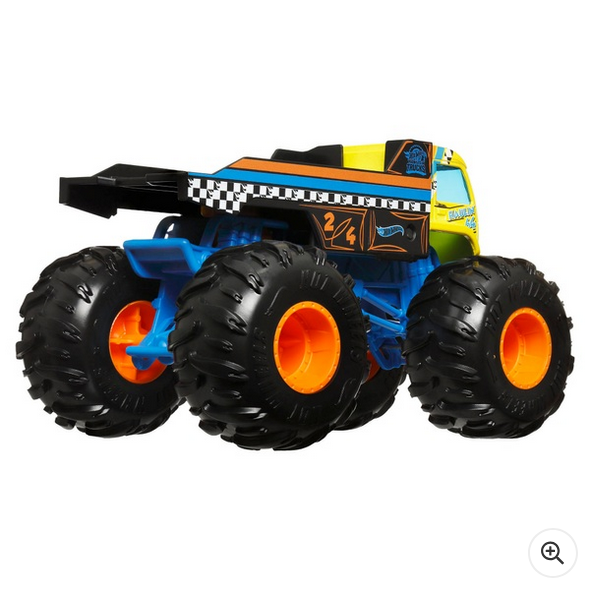 Hot Wheels Monster Trucks Diecast Cars Oversized Haulin 64 1:24 Scale