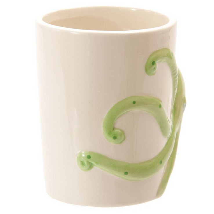 Lisa Parker Octopus Ceramic Shaped Handle Mug