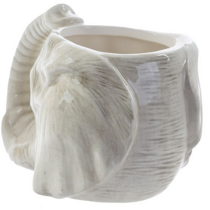 Elephant Head Ceramic Shaped Mug