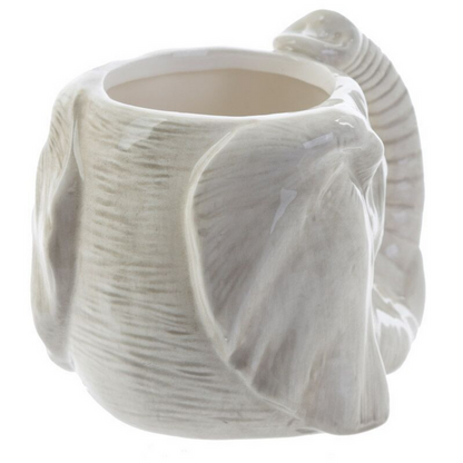 Elephant Head Ceramic Shaped Mug