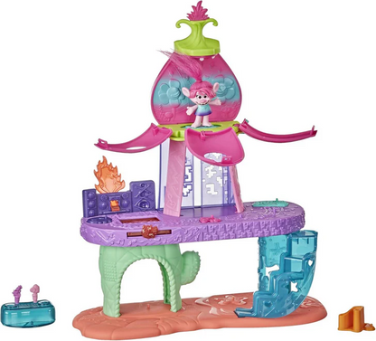 TROLLS World Tour Blooming Pod Stage Musical Playset