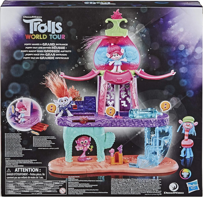 TROLLS World Tour Blooming Pod Stage Musical Toy