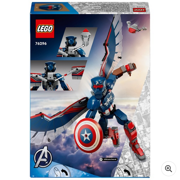 LEGO Marvel 76296 New Captain America Construction Figure Set
