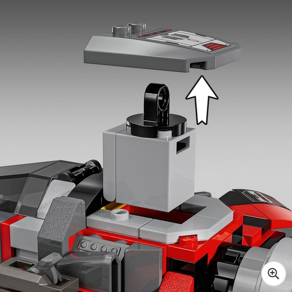 LEGO Marvel 76292 Captain America vs. Red Hulk Battle Set