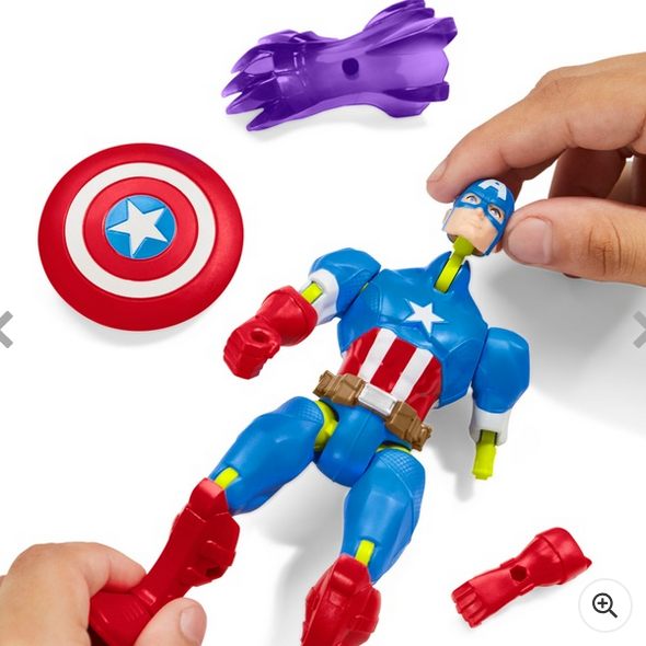 MixMashers Marvel Captain America Action Figure 12cm