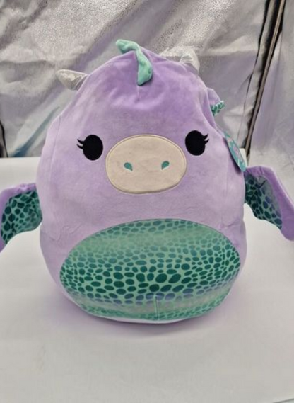 Squishmallows Purple Drow Dragon 50cm Plush
