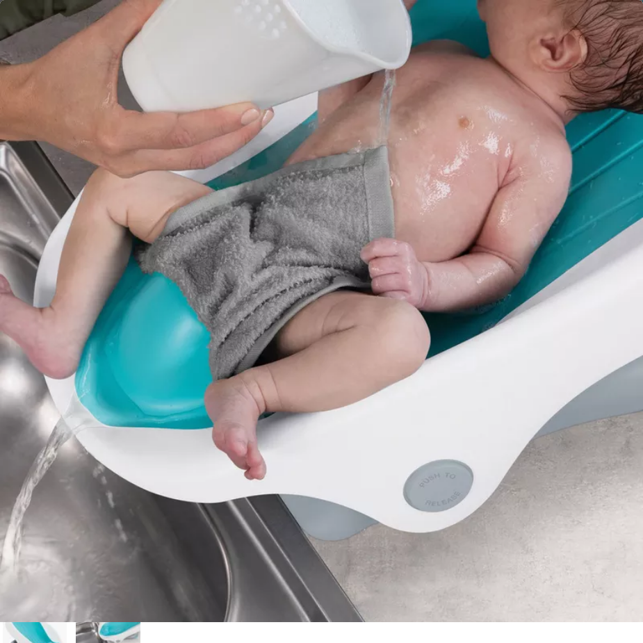 Summer Infant Clean Rinse Baby Bather Blue