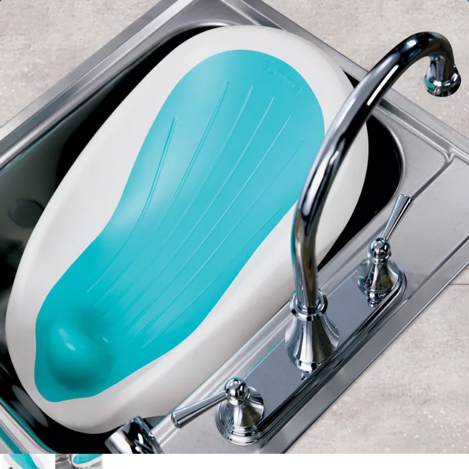 Summer Infant Clean Rinse Baby Bather Blue