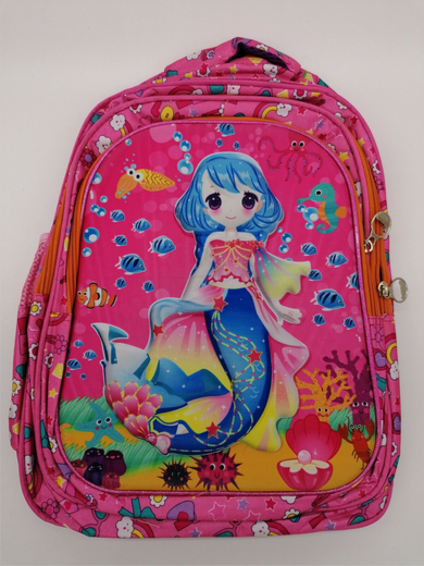 Childrens Bag Mermaid 3D Pink