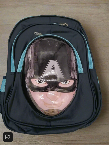 Marvel Captain America 3D Childrens Bag Black