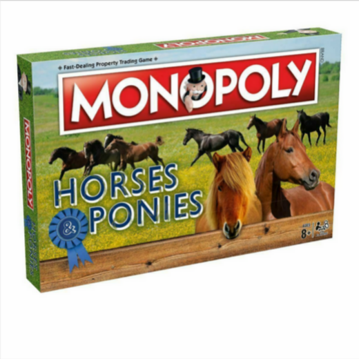 Monopoly Horses and Ponies Edition Family Board Game