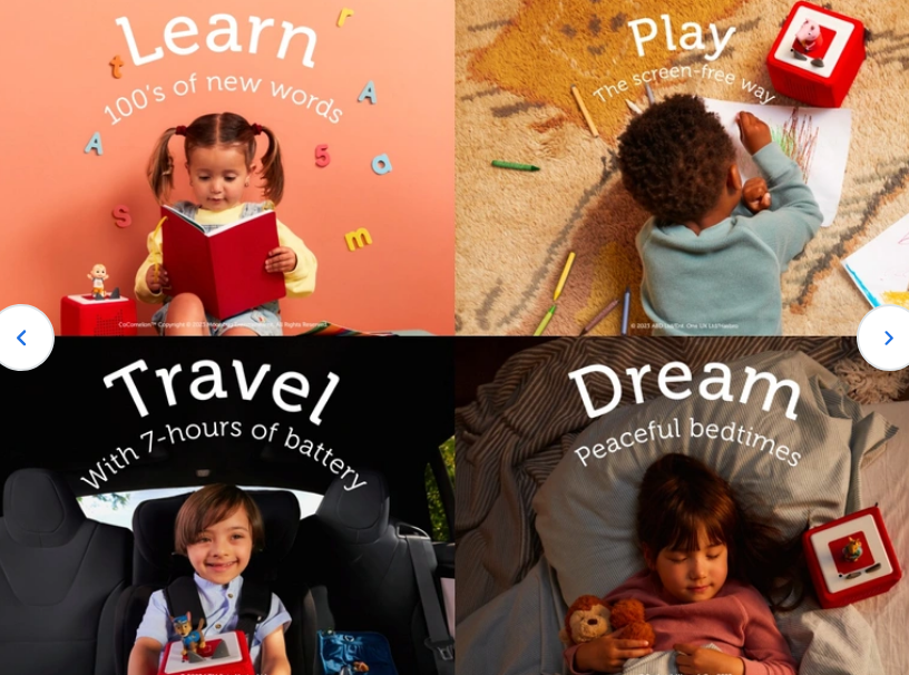 Tonies Toniebox Starter Set Audio Speaker Light Blue