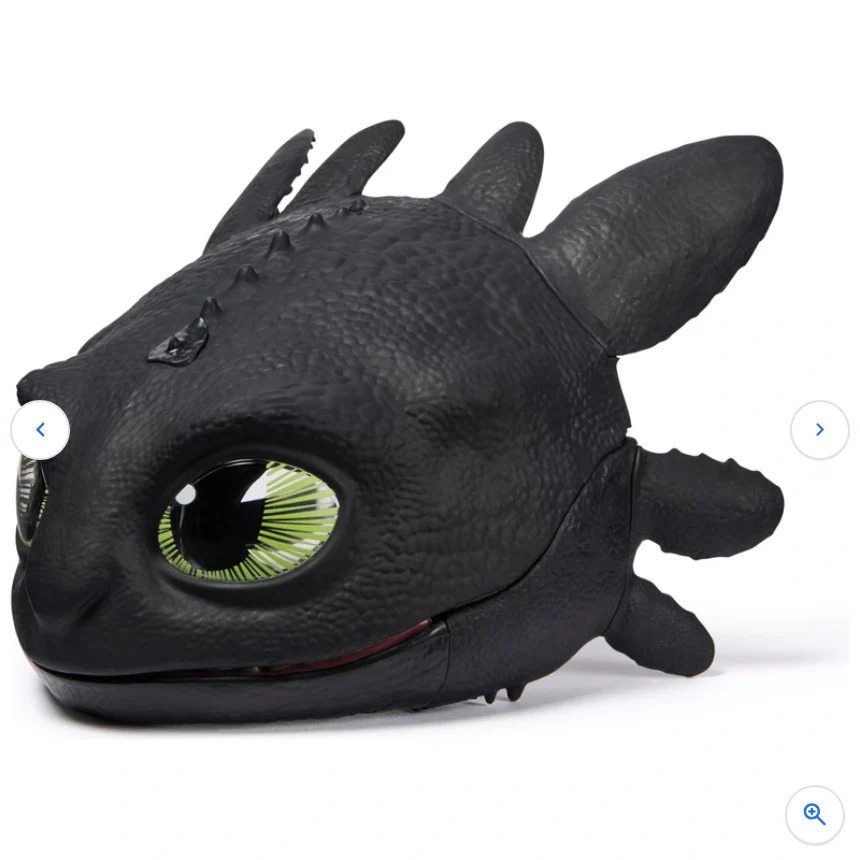 Dreamworks How To Train Your Dragon Blast & Roar Toothless Mask