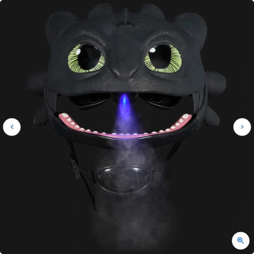 Dreamworks How To Train Your Dragon Blast & Roar Toothless Mask