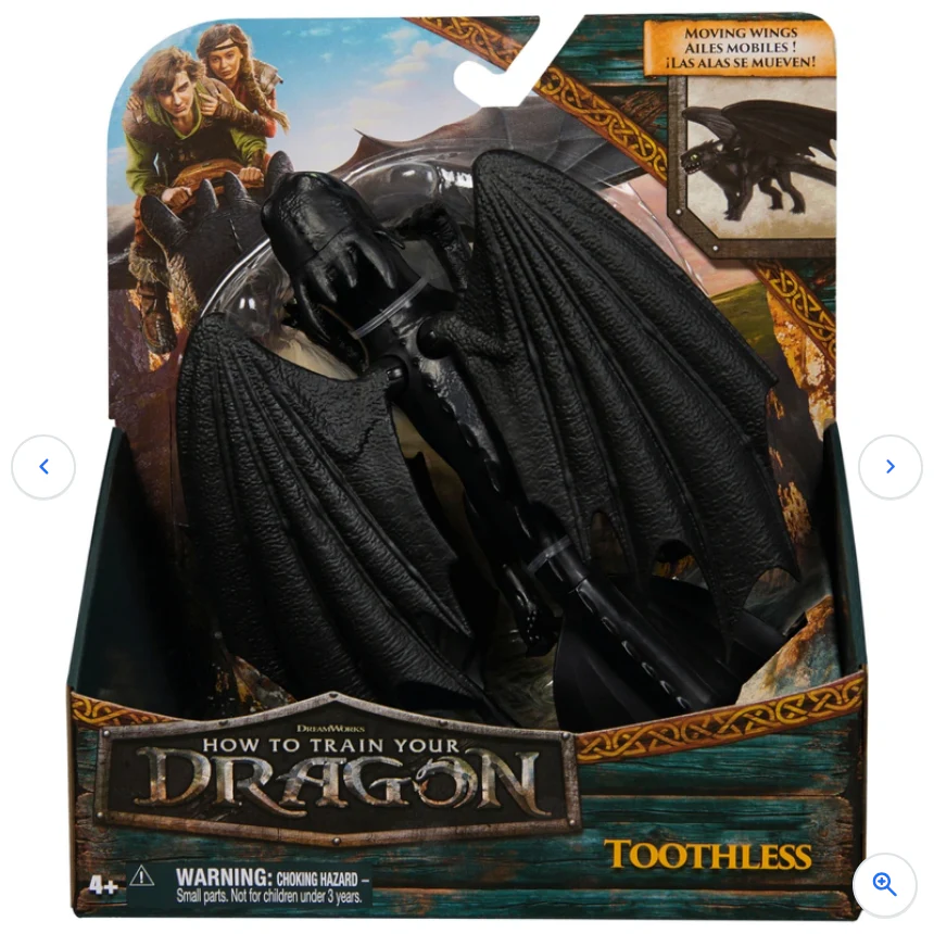Dreamworks How To Train Your Dragon Action Figure Toothless
