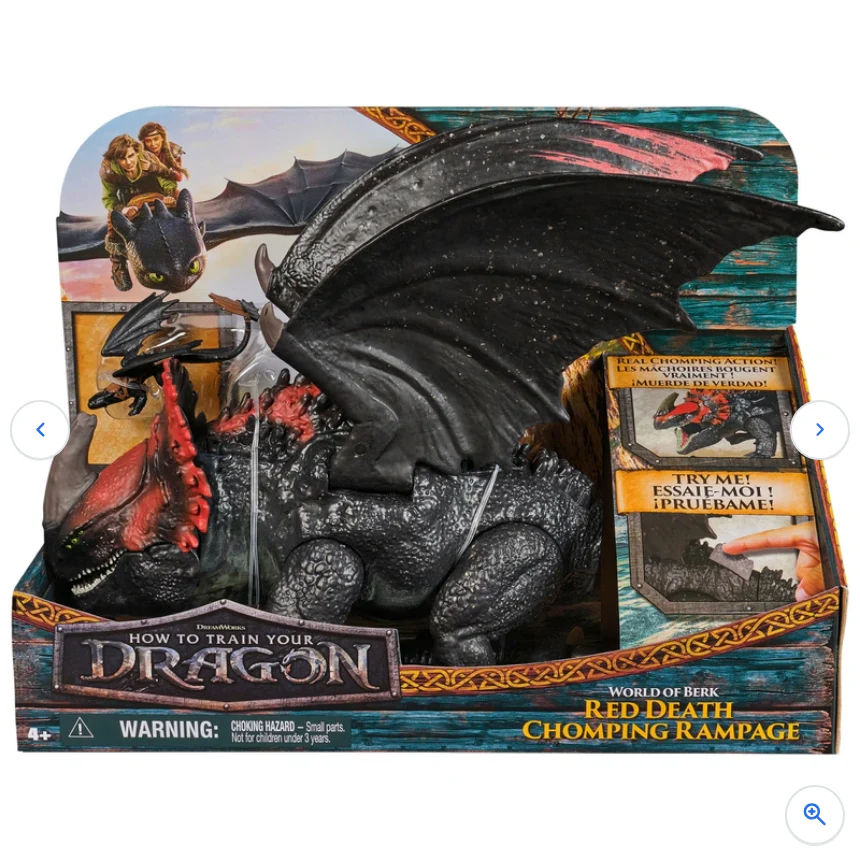 Dreamworks How to Train Your Dragon Action Figure Chomping Rampage Red Death