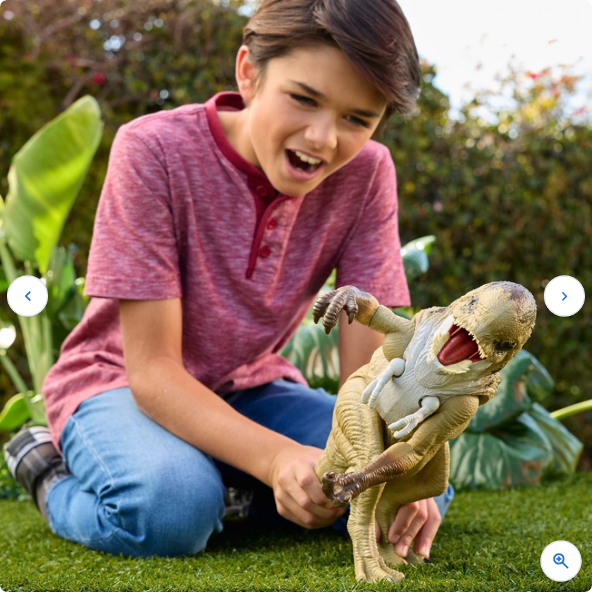 Jurassic World Rebirth Rumble 'n Rampage Dinosaur Action Figure Distortus Rex