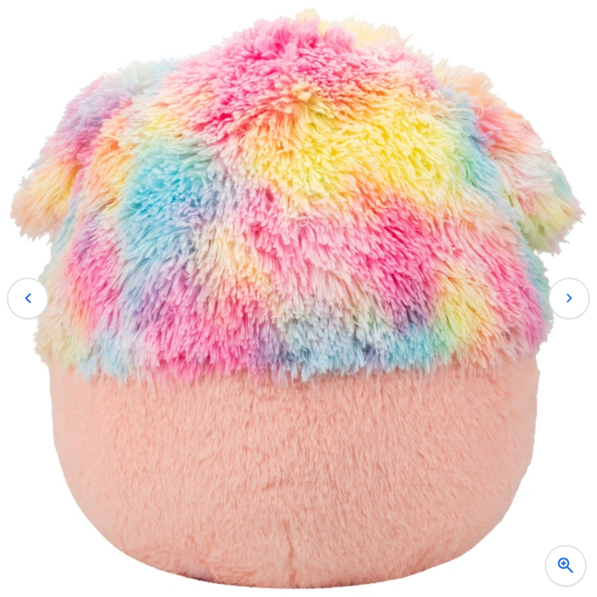 Original Squishmallows Fuzz-A-Mallows Plush Diane the Peach Bigfoot 40cm