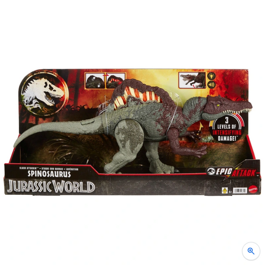Jurassic World Dinosaur Action Figure Slash Attackin' Spinosaurus
