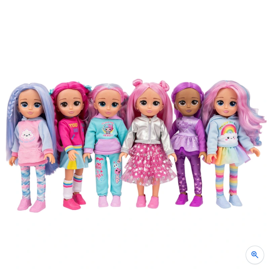 Heartfuls Skye Colourful Doll 35H cm