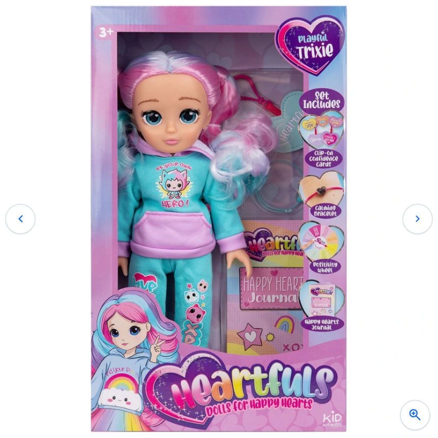 Heartfuls Trixie Playful Doll 35H cm