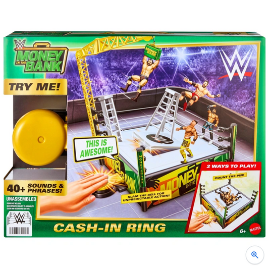 WWE Money In The Bank Cash-In Ring Playset