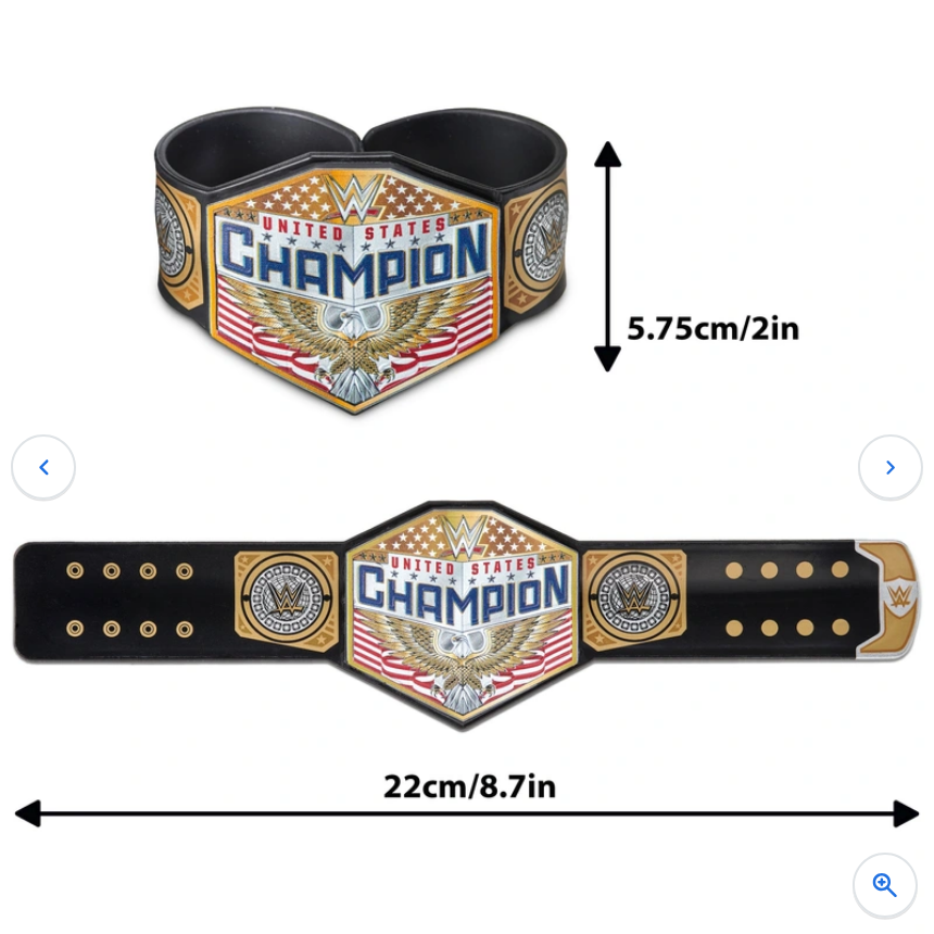 WWE Championship Title Slap Band Assorted Syles 1 Supplied