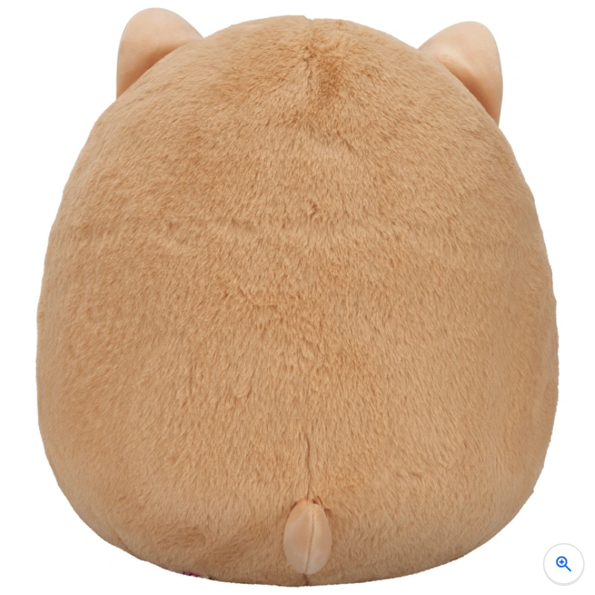 Original Squishmallows Fuzz-A-Mallows Plush Chloeyana the Tan Cairn Terrier 40cm