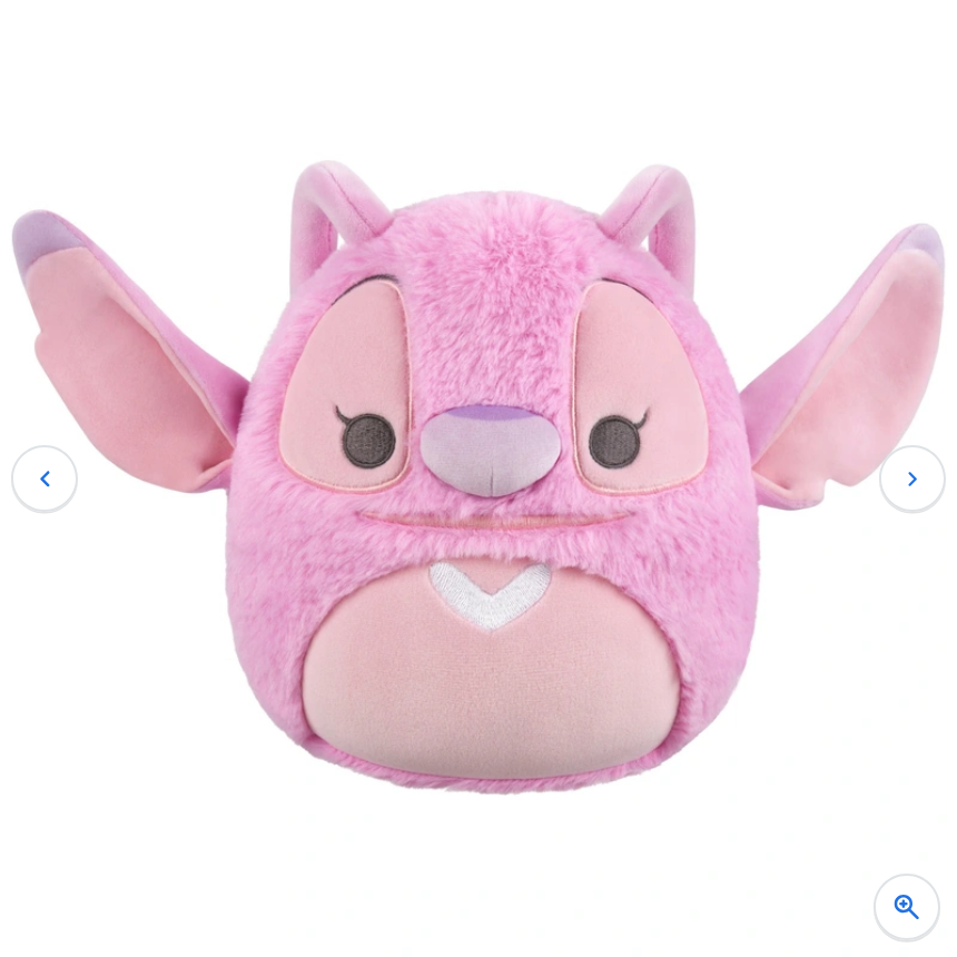 Original Squishmallows Fuzz-A-Mallows Plush Disney Angel 20cm