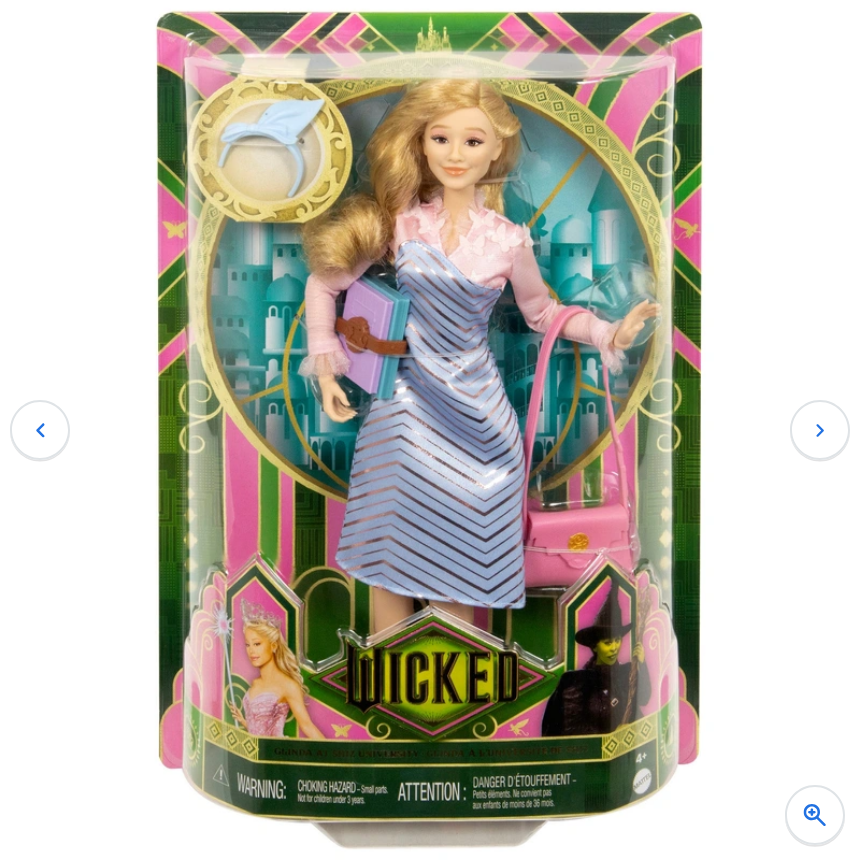 Wicked Fashion Doll University Glinda 30cm