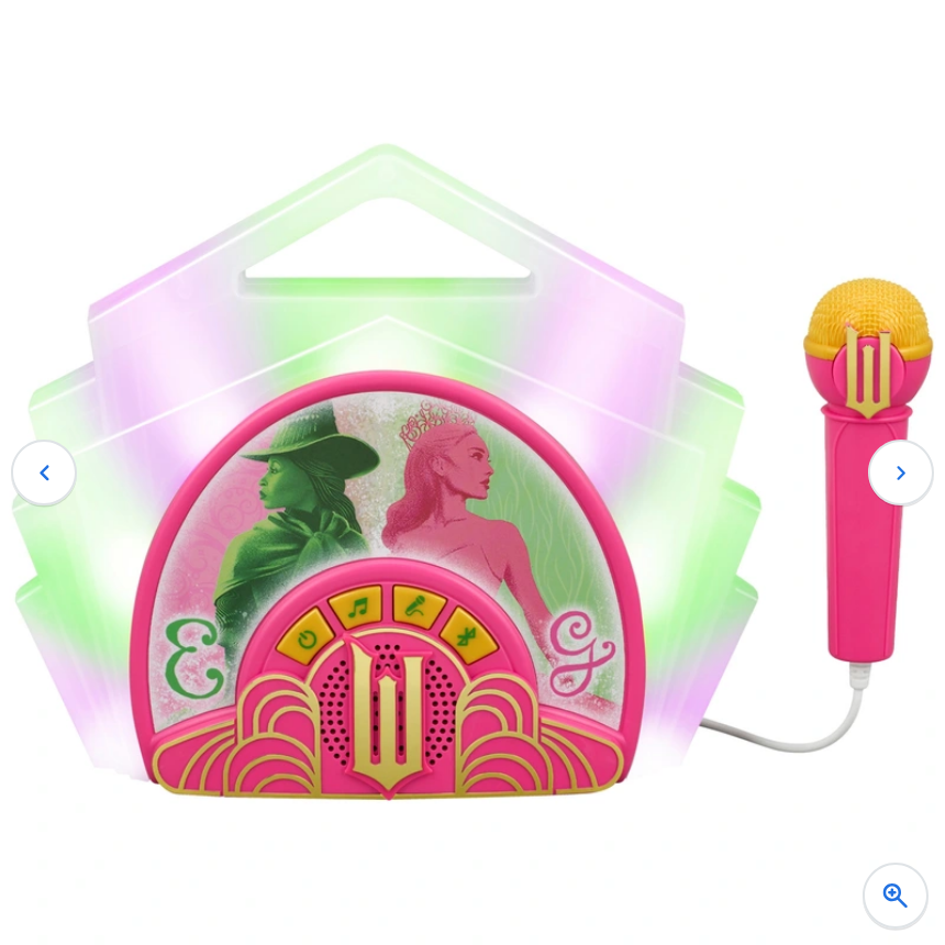 Wicked Sing-Along Bluetooth Boombox with Microphone