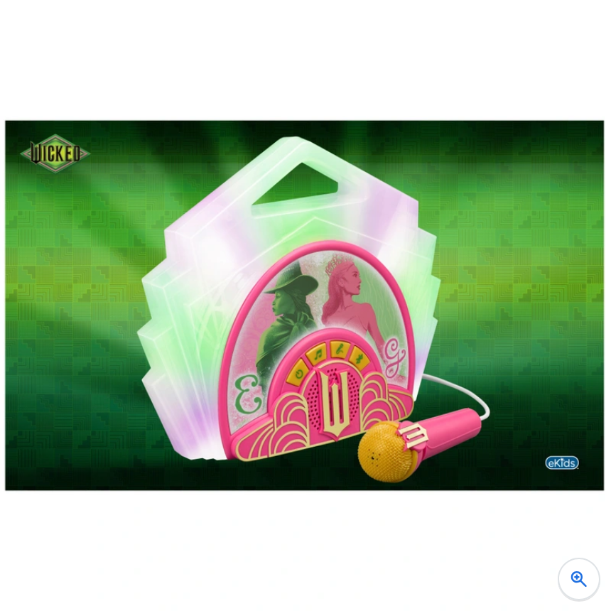 Wicked Sing-Along Bluetooth Boombox with Microphone