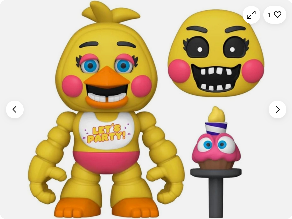 Funko Five Nights At Freddys Snaps Toy Chica Nightmare Chica Action Figures