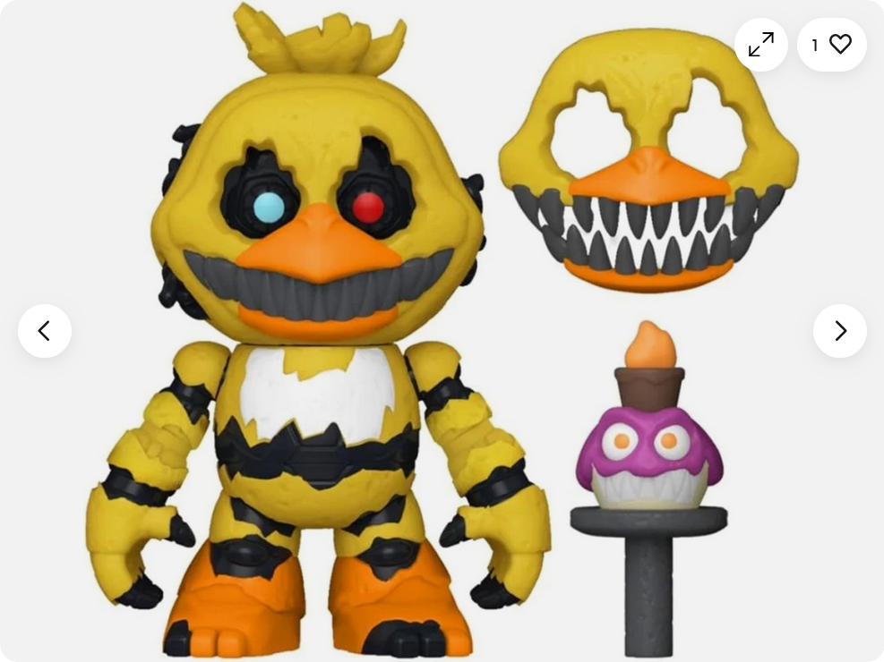 Funko Five Nights At Freddys Snaps Toy Chica Nightmare Chica Action Figures