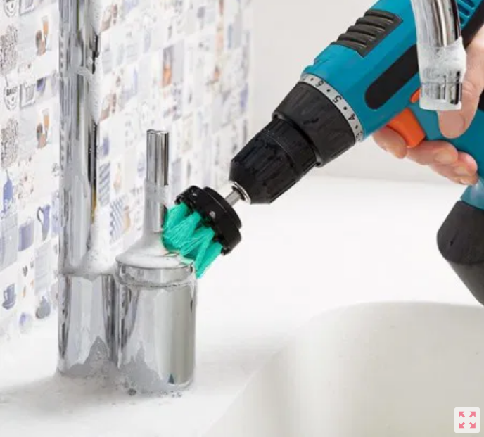 Cyclean InnovaGoods 3 Piece Drill Cleaning Brush Set