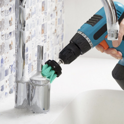 Cyclean InnovaGoods 3 Piece Drill Cleaning Brush Set