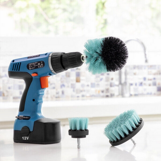 Cyclean InnovaGoods 3 Piece Drill Cleaning Brush Set