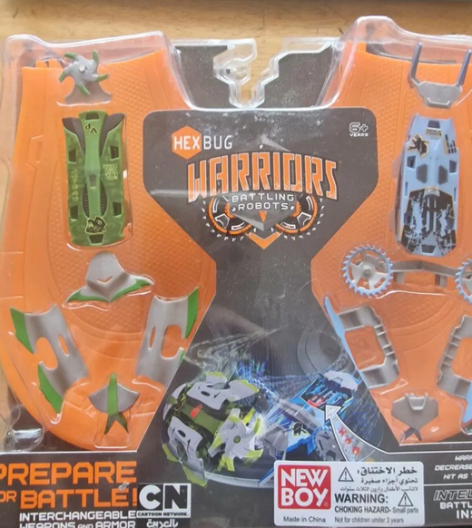 HEX BUG Warriors Battling Robots Double Pack Orange Arena