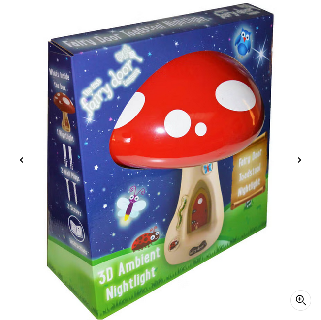 Irish Fairy Door 3d Toadstool Ambient Nightlight