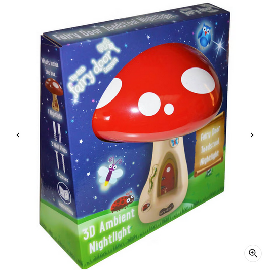 Irish Fairy Door 3d Toadstool Ambient Nightlight