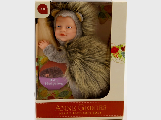 Anne Geddes 9 inch Baby Hedgehog - Bean Filled Soft Body Collection