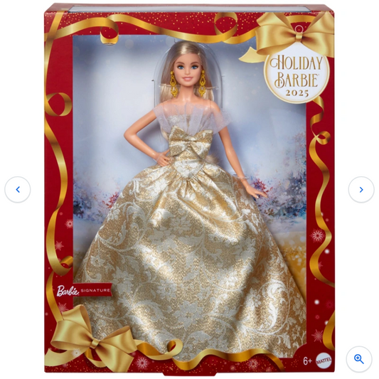 Barbie Signature Doll Holiday Barbie 2025