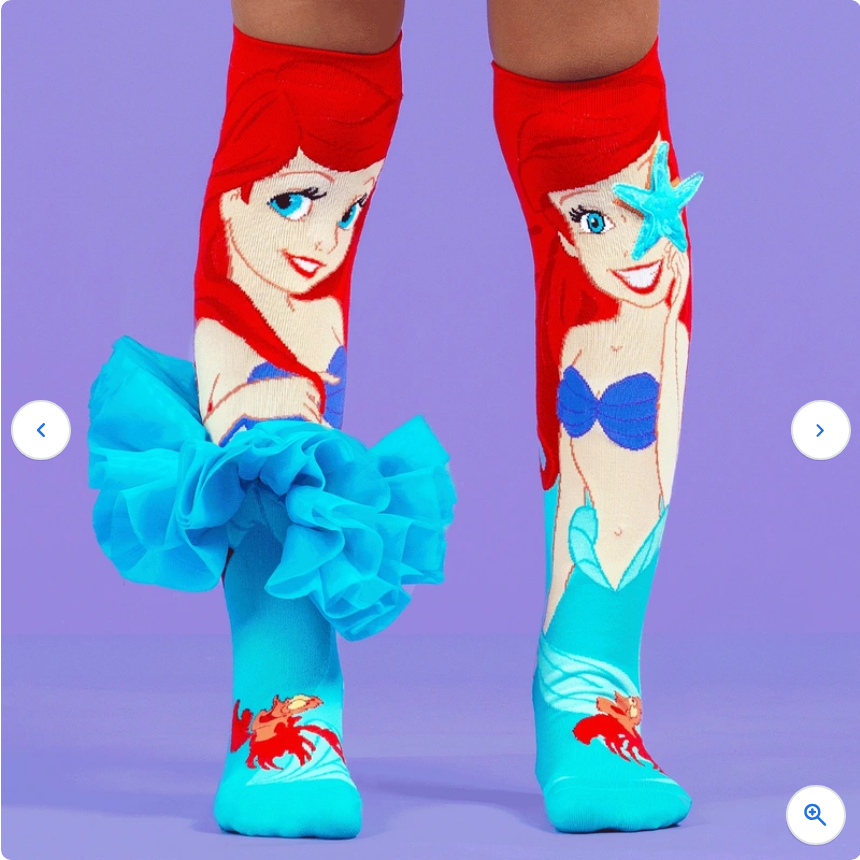 MadMia Disney The Little Mermaid Socks Ariel